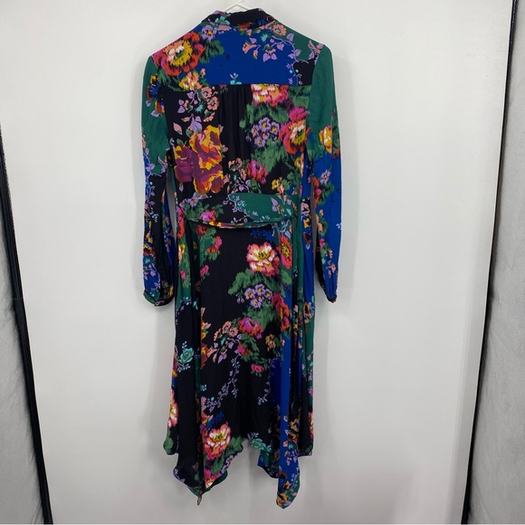 Maeve Floral Patchwork Shirtdress 0 - Picture 6 of 11